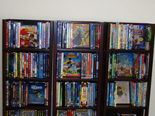 The kids love having one spot for only their movies.