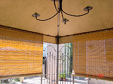 Inside gazebo