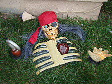 Some of the outdoor decorations.