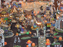 Halloween village