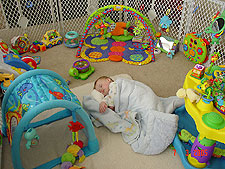 All that playing is tiresome!