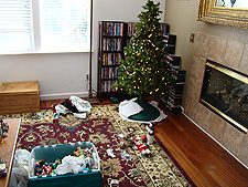 Lots of ornamens to put up.