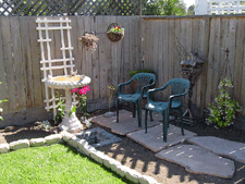 Beginning of our new sitting area...