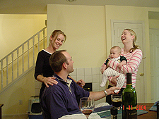 Karen, Scott and Jessica with Hunter