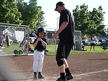 Hunter and the coach.